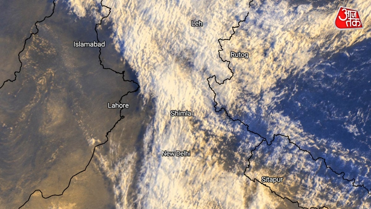 Western Disturbance in North India (Map not to scale, for representational purpose only)