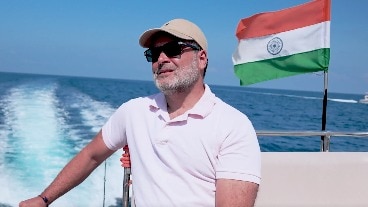 राहुल गांधी निकोबार में (Photo Credit; Rahul Gandhi X Handle)