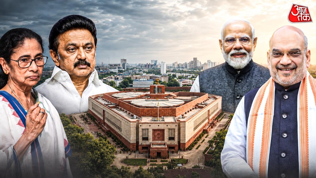 bjp two third majority number tmc crisis dmk opposition party alliance 