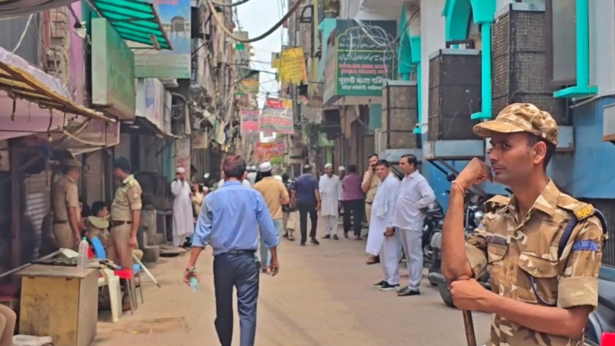 सूर्या हत्याकांड के बाद खोड़ा में तनाव (Photo- ITG)