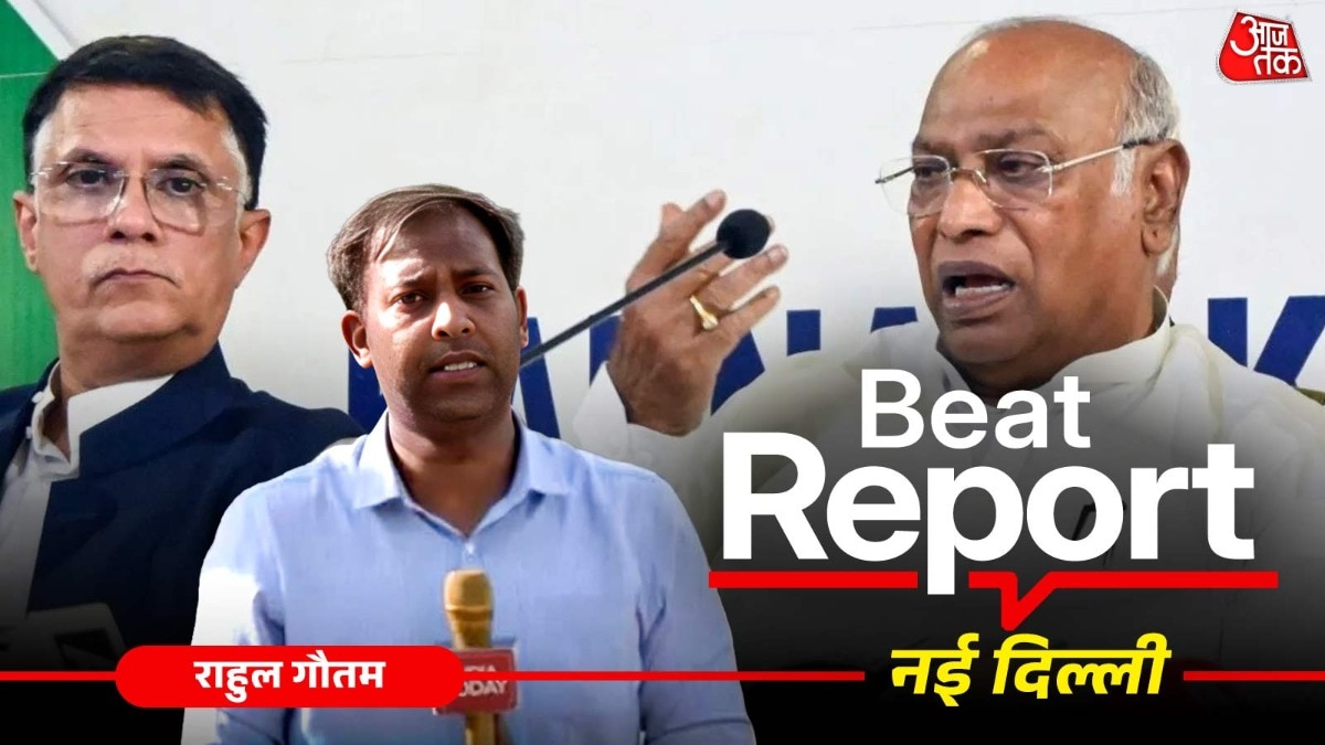 कर्नाटक में कांग्रेस ने तीन सीटों पर जीत की उम्मीद में खड़गे, खेड़ा और मंसूर अली खान को उम्मीदवार बनाया है. (Photo: ITG)