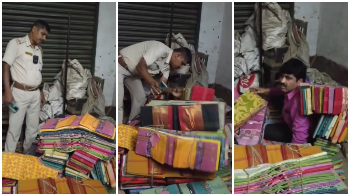 साड़ियों के ढेर में छिपा TMC नेता, फिर भी पुलिस से बच नहीं प