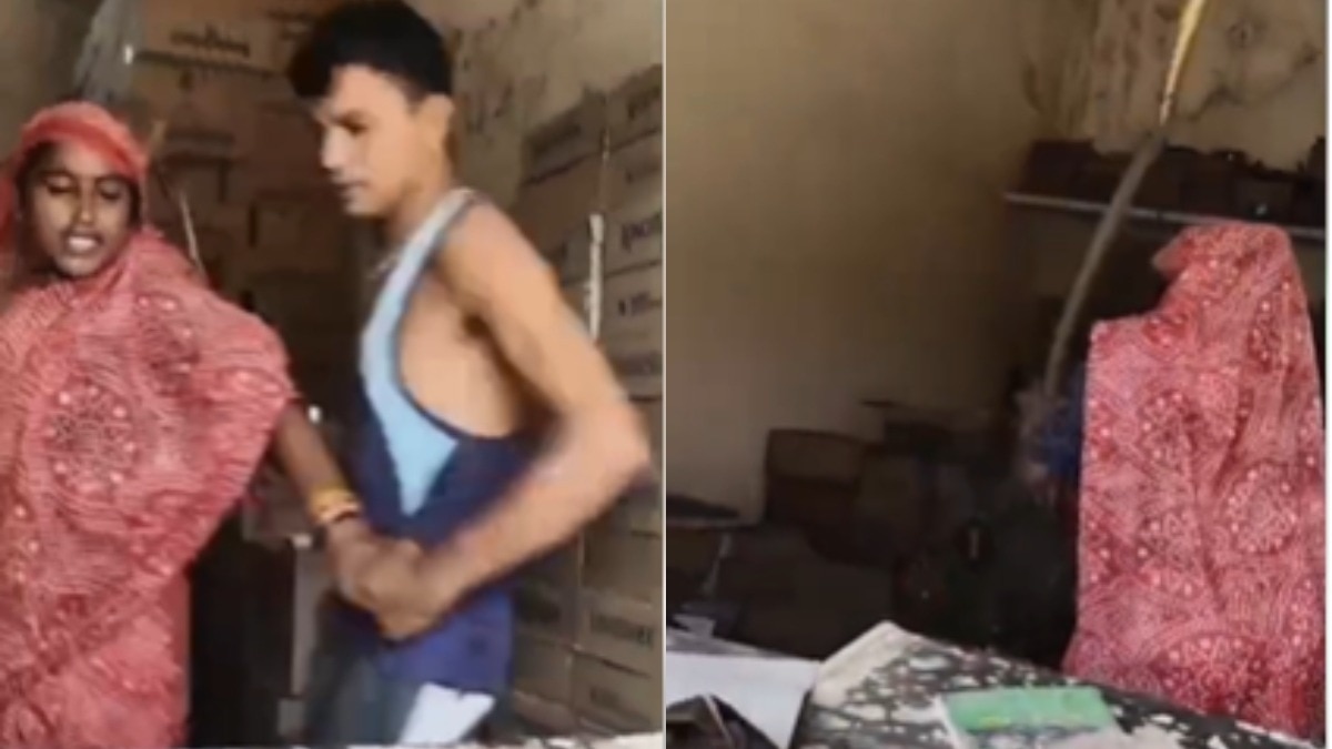 Video: शराबी पति से परेशान महिला ने खोया आपा, गोदाम में घुसक