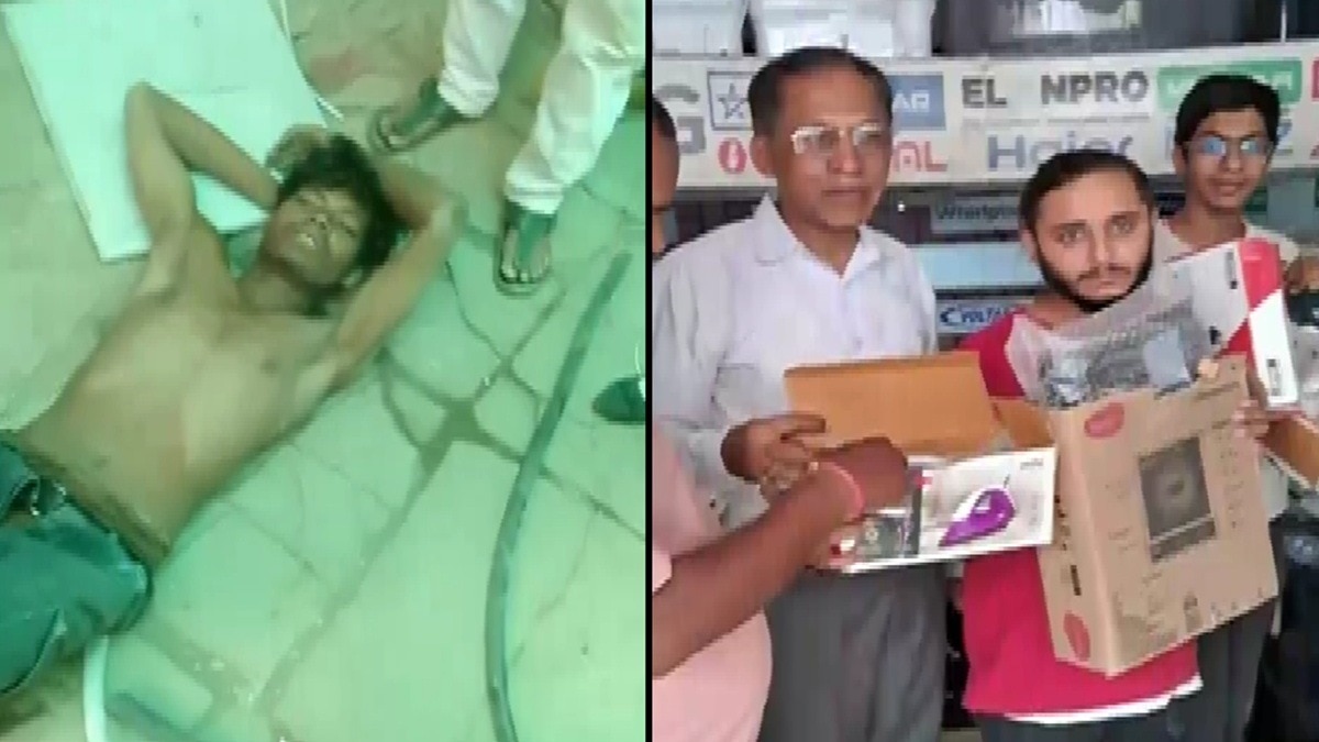 AC के गोदाम में घुसे चोर, एक की लगी आंख, अंदर ही सोता मिला स
