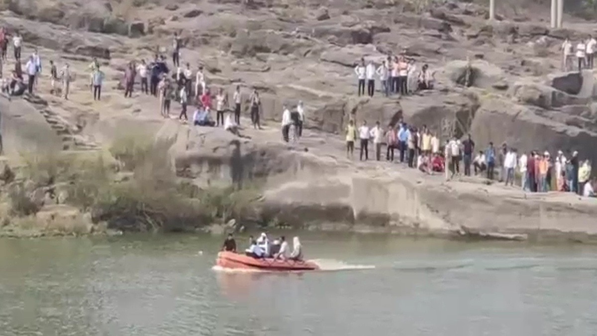 चंद्रपुर में 5 युवकों की डूबने से हुई मौत. (Photo: Screengrabs)