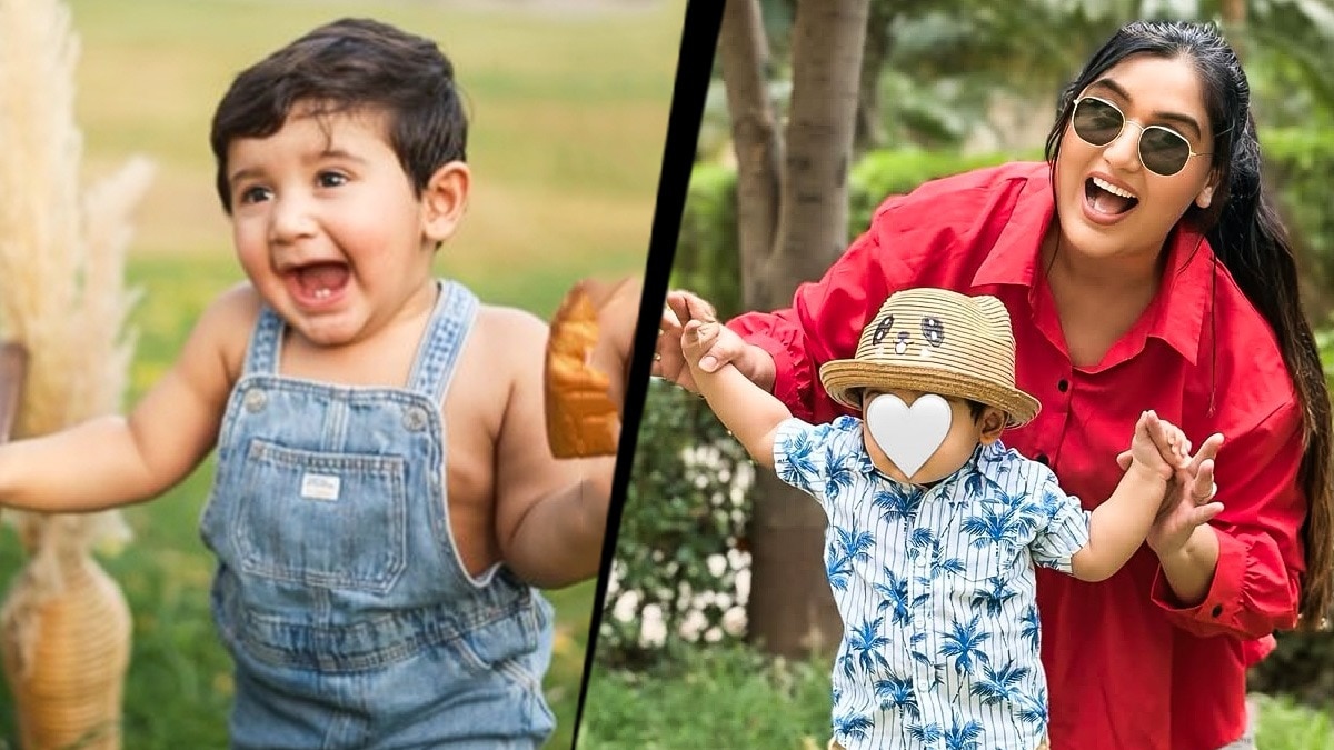 एक्ट्रेस ने 1 साल बाद दिखाई बेटे की पहली झलक, रोया पति