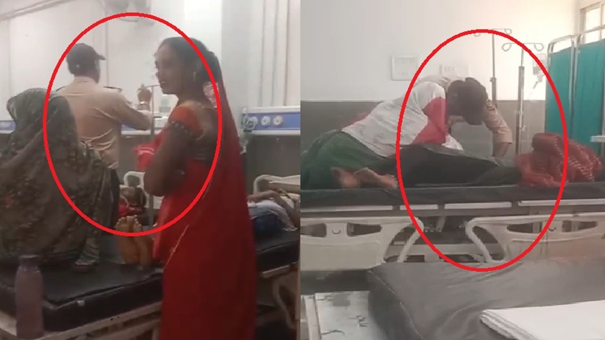 MP: मरीजों की जान से खिलवाड़, अस्पताल में इलाज करता मिला गार
