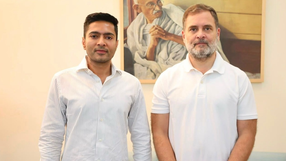 अभिषेक बनर्जी ने राहुल गांधी से की मुलाकात, गठबंधन की रणनीति