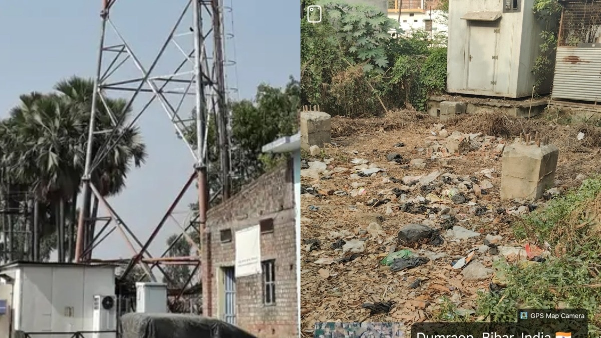 132 फीट ऊंचा मोबाइल टॉवर ही उड़ा ले गए चोर, जनरेटर भी गायब