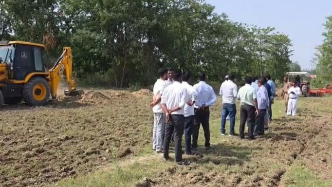 Government land freed from encroachment in Rampur (Photo: ITG)