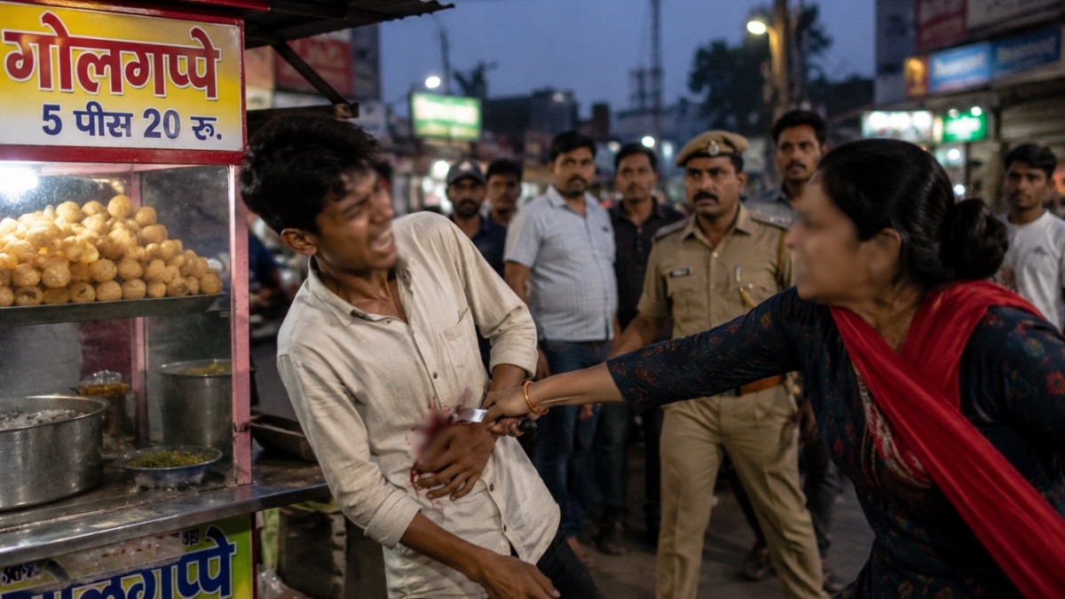 गोलगप्पे के पैसे मांगना पड़ा भारी.(Photo: AI-generated)