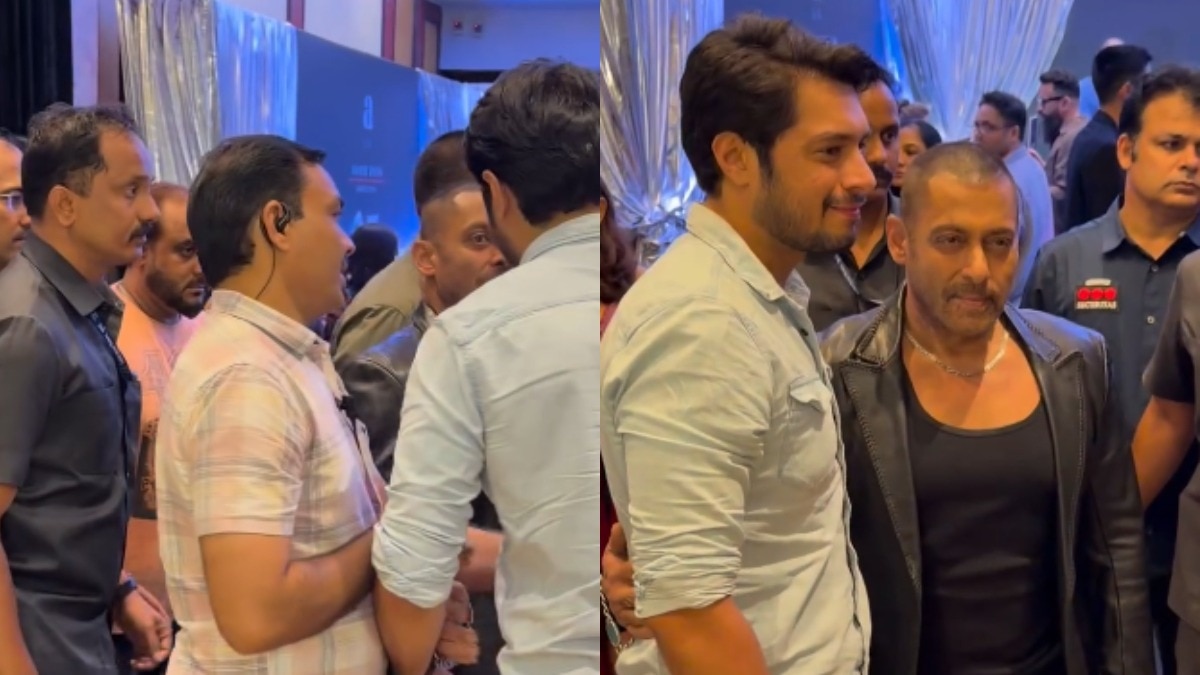 सलमान के बॉडीगार्ड ने जुनैद को किया इग्नोर? (Photo: Screengrab)