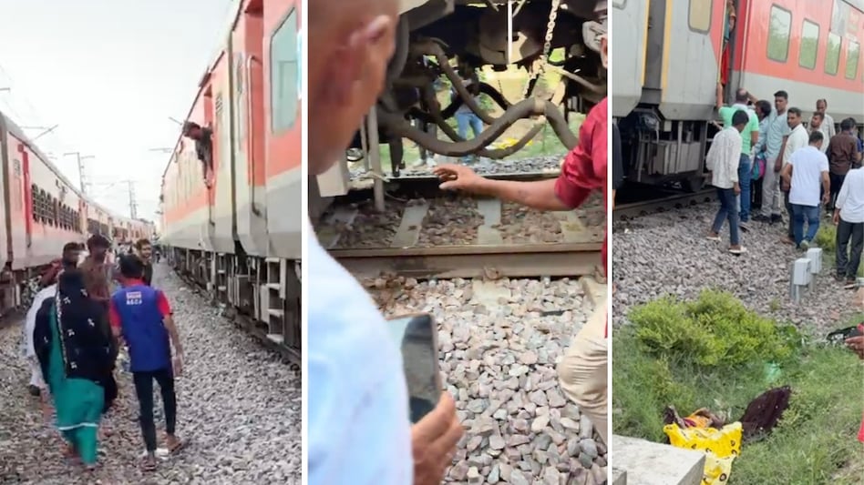 MP में बड़ा हादसा: अफवाह के बाद ट्रेन से कूदे यात्री, दूसरी ट्रेन की चपेट में आने से चार लोगों की मौत - morena train accident udaypur intercity patalkot express fire rumour