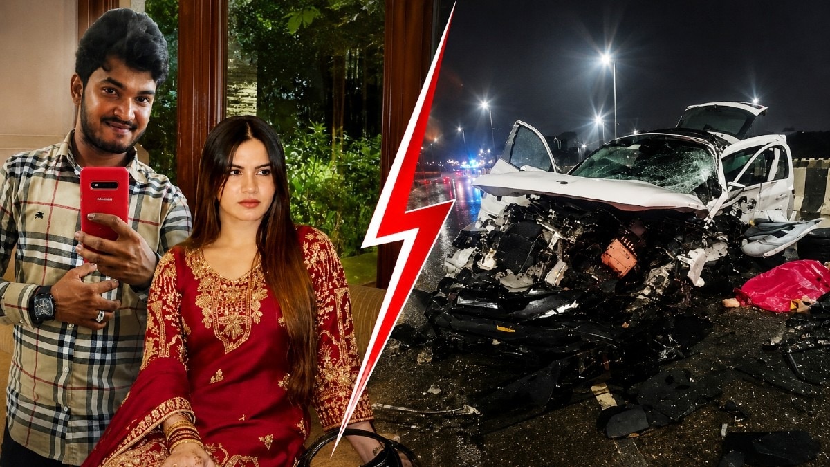 Mercedes Crashes Near Hoskote