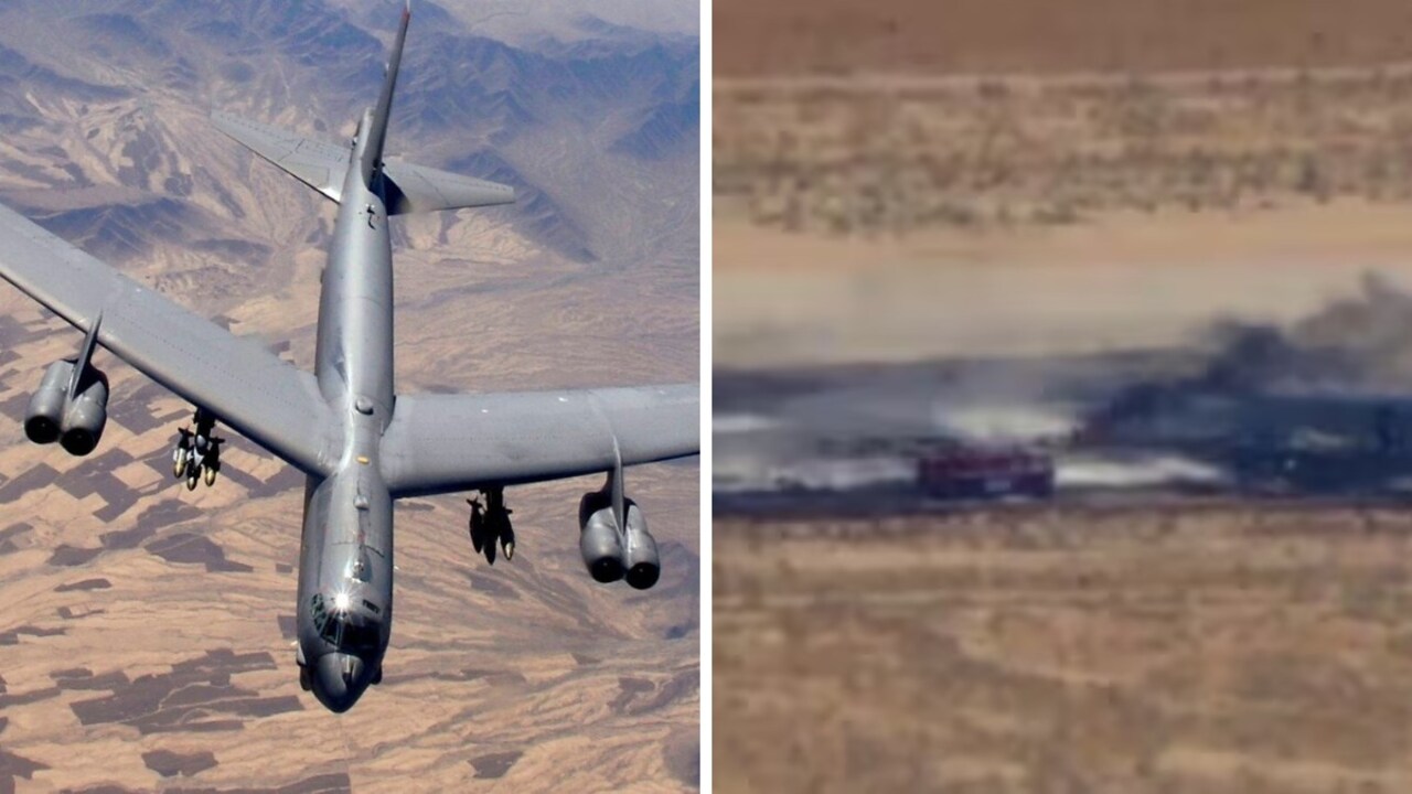 अमेरिका का B-52 बॉम्बर क्रैश, टेकऑफ के कुछ देर बाद हुआ हादसा, Video