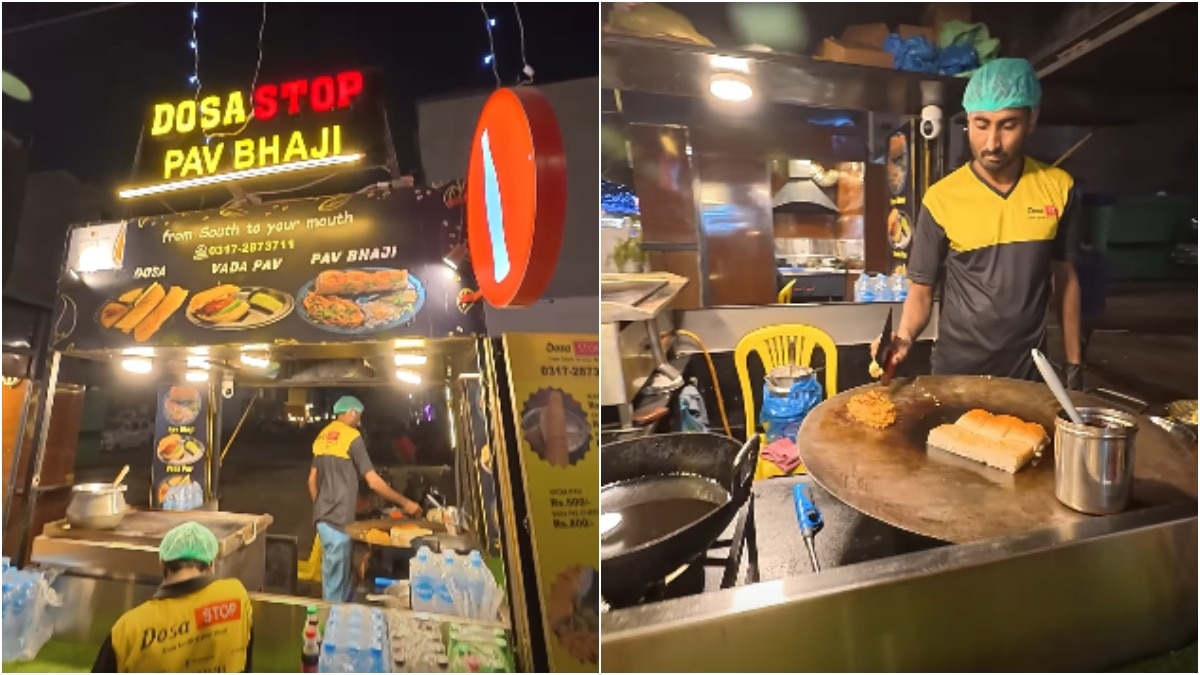 पाकिस्तान में मसाला डोसा की कीमत सुन व्लॉगर भी रह गया हैरान (Photo - Instagram/@ iamkarlrock)