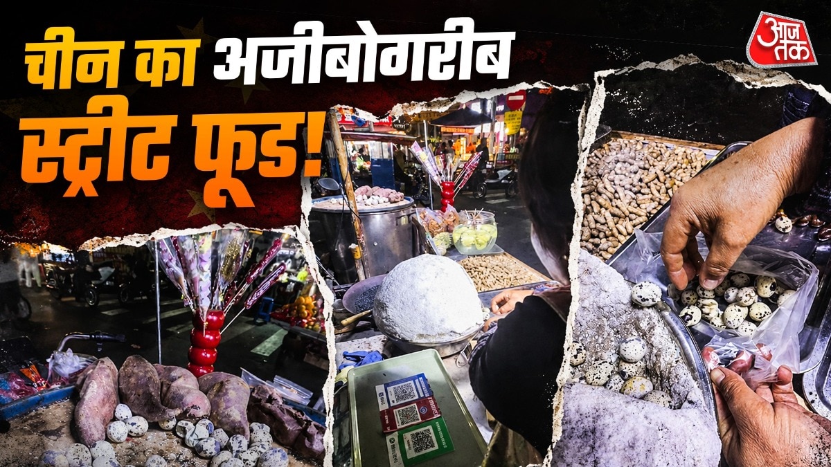 यह अनोखा स्ट्रीट फूड देखकर कई लोग हैरानी जता रहे हैं, जबकि चीन में इसे बड़े चाव से खाया जाता है. (Photo: AI)