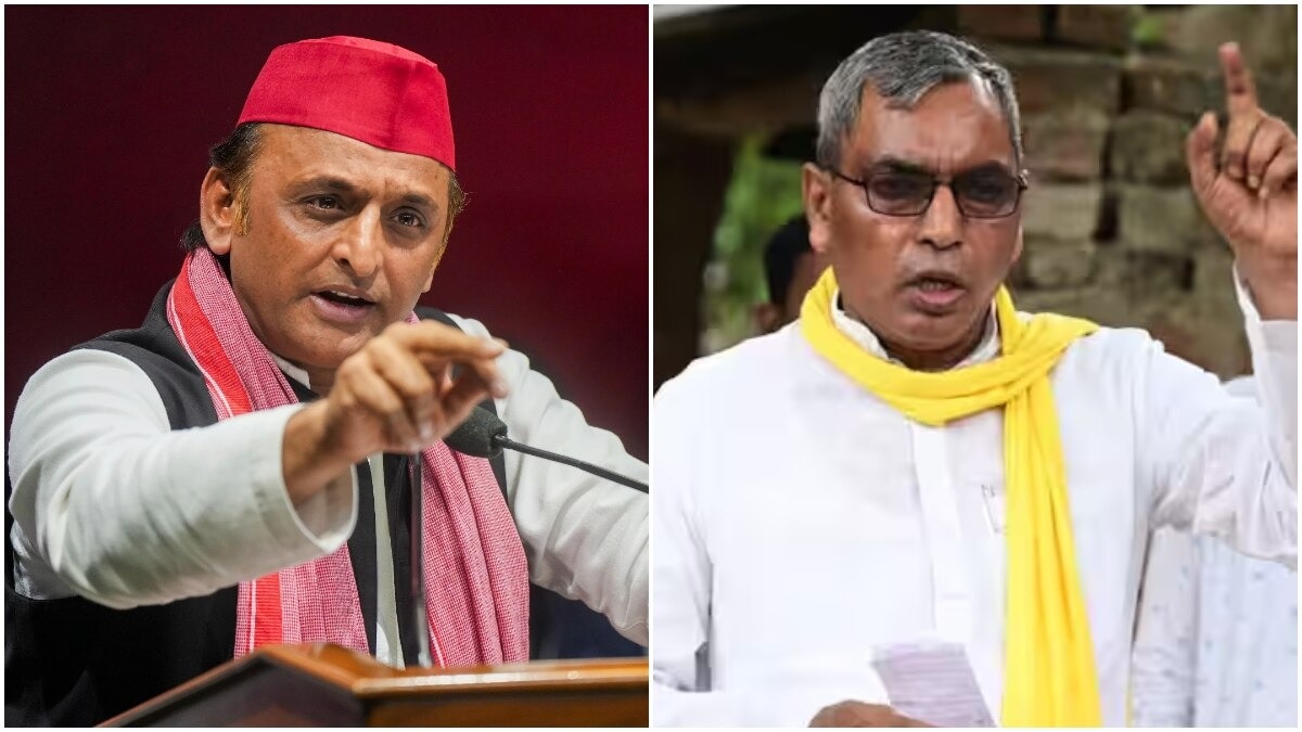 लखनऊ में प्रेस कॉन्फ्रेंस कर अखिलेश यादव ने विरोधियों को दिया करारा जवाब.. (Photo: PTI)