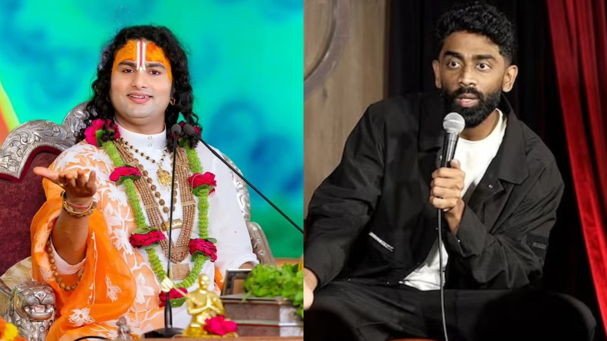 प्रणित मोरे पर बोले अनिरुद्धाचार्य (Photo: Screengrab)