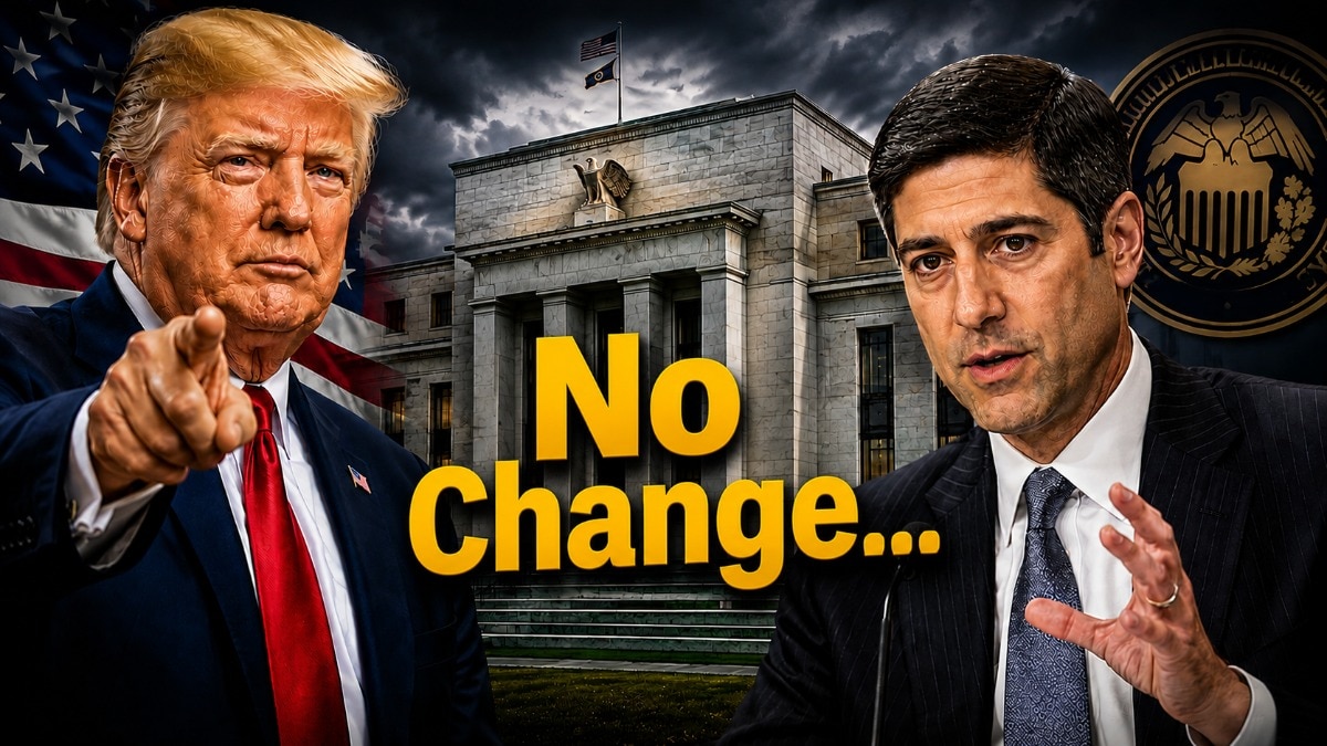 Donald Trump and Kevin Warsh