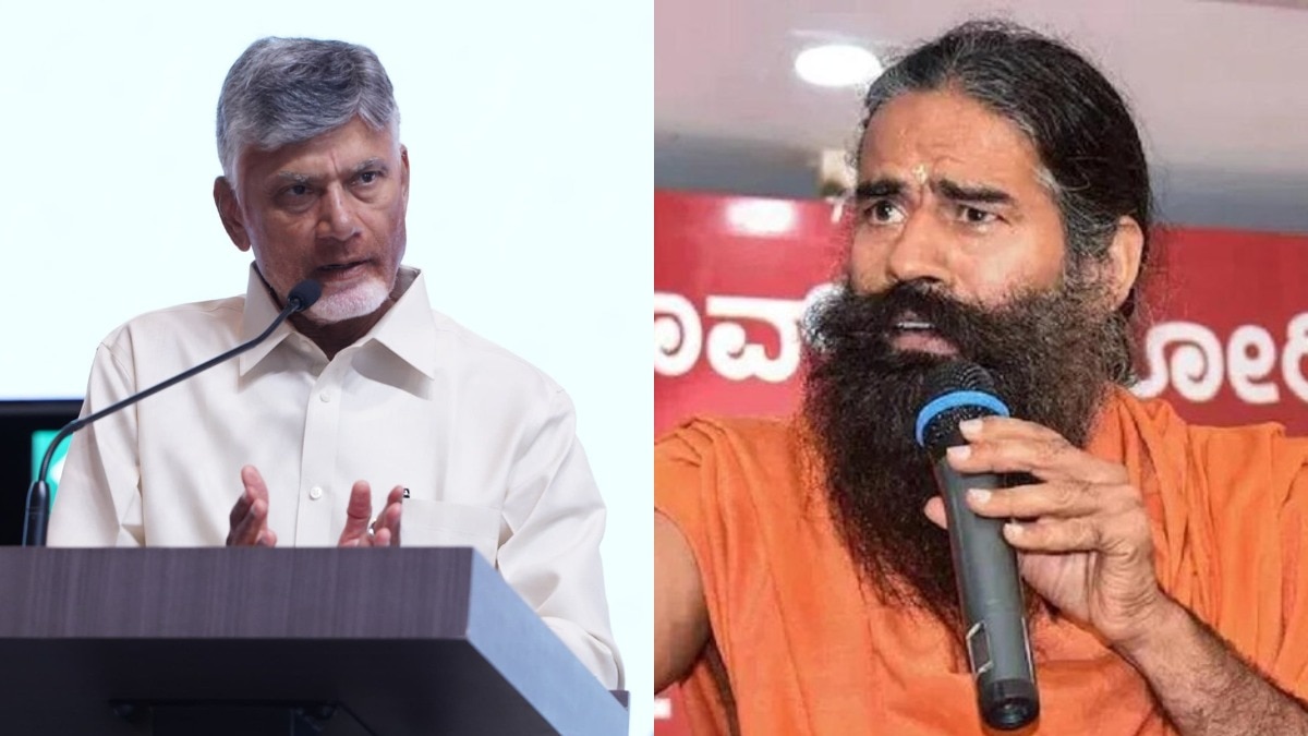 नायडू ने बाबा रामदेव की जमकर तारीफ की. (Photo- X/PTI)