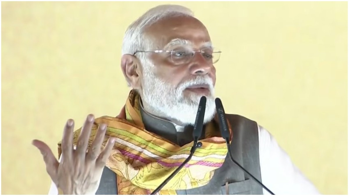 पीएम मोदी ने पश्चिम बंगाल के हुगली जिले के तारकेश्वर में जनसभा को संबोधित किया. (Photo: X/@BJP4India)