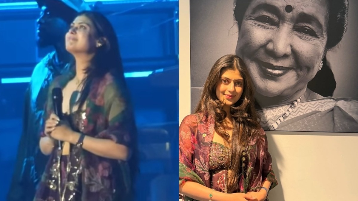 Asha Bhosle granddaughter returns on stage after singer passed away