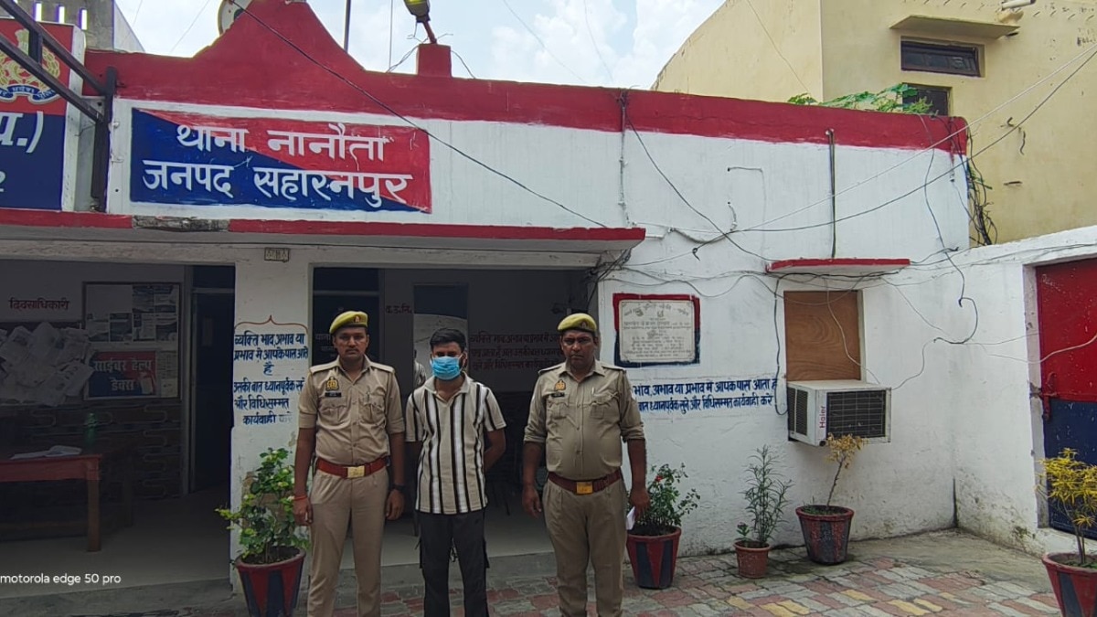 रेप के आरोपी को पुलिस ने अरेस्ट किया. (Photo: Rahul Kumar/ITG)