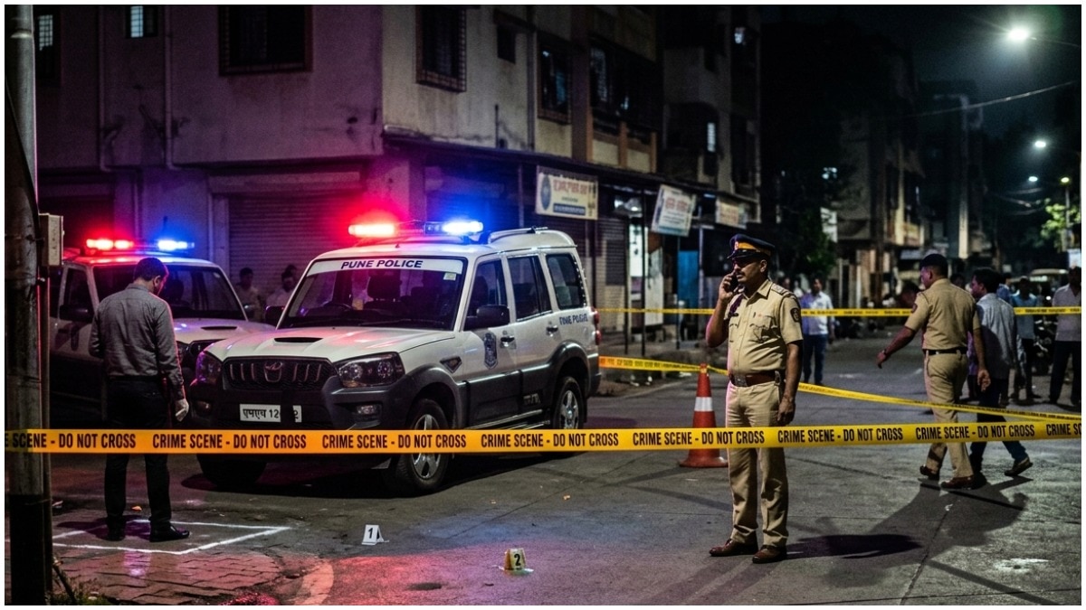 पुणे में हवाला कारोबारी अमूल चमड़िया की कंपनी पर हुई फायरिंग की जिम्मेदारी लॉरेंस बिश्नोई गैंग ने ली. (Photo: AI Generated)