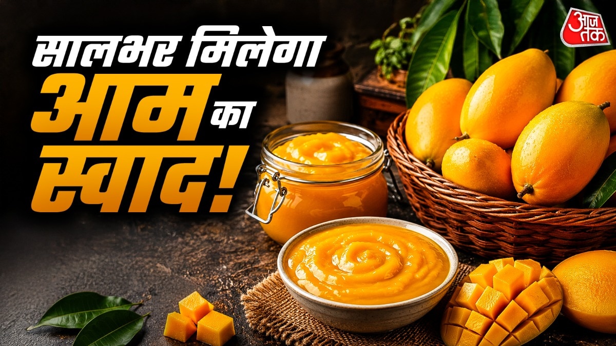 आम के टुकड़ों को स्टोर करने के लिए पहले फ्रिजर में अलग-अलग जमाना जरूरी है. (Photo: ITG)