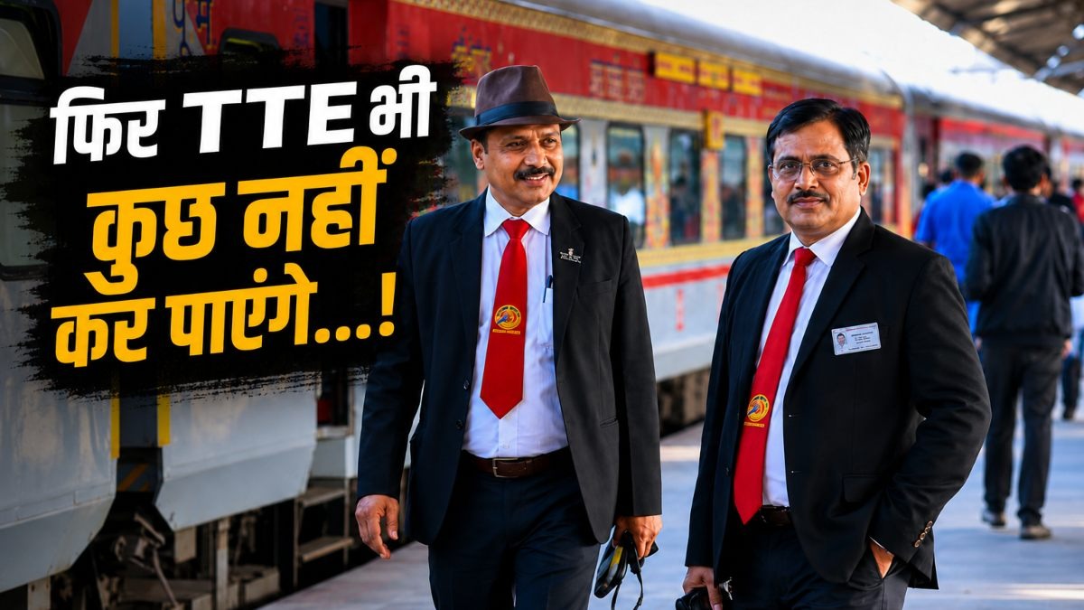 टीटीई को पेनल्टी देने के बाद रसीद जरूर ले लें. (Photo: AI Generated)
