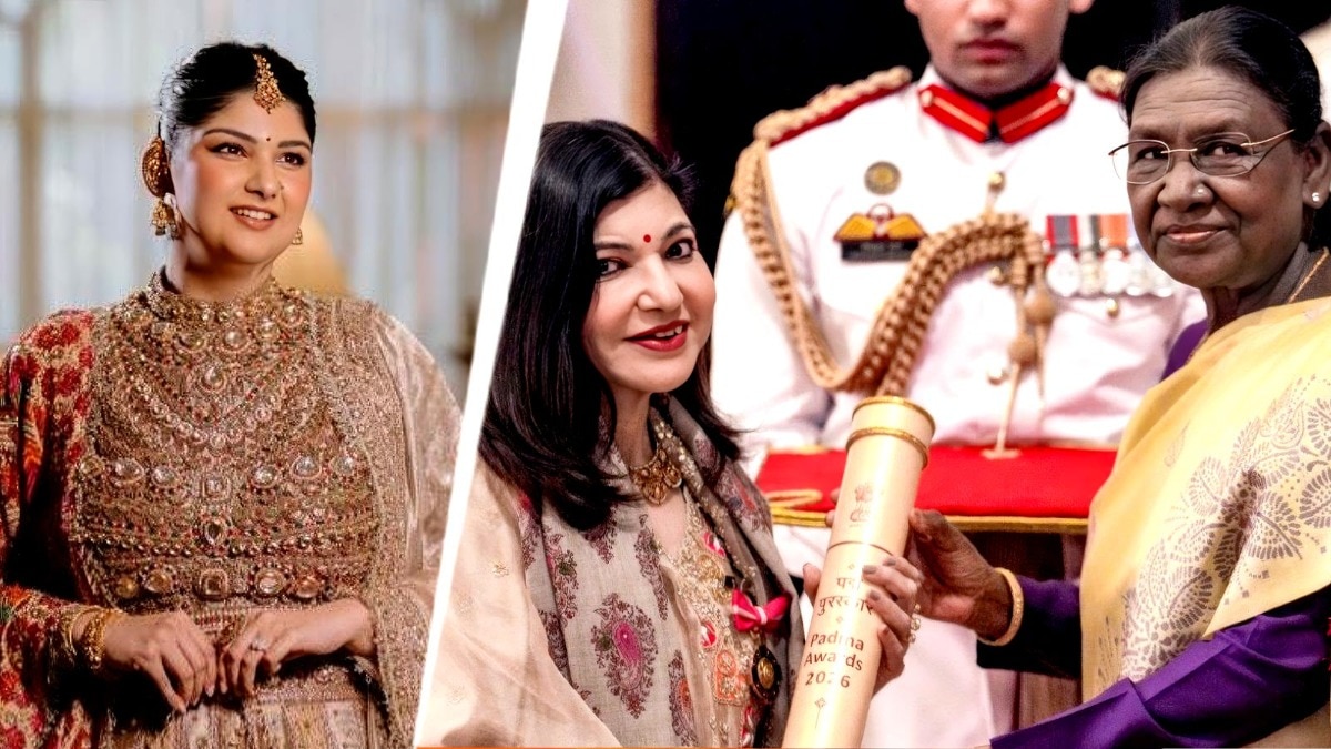 Anshula Kapoor wedding-Alka Yagnik 