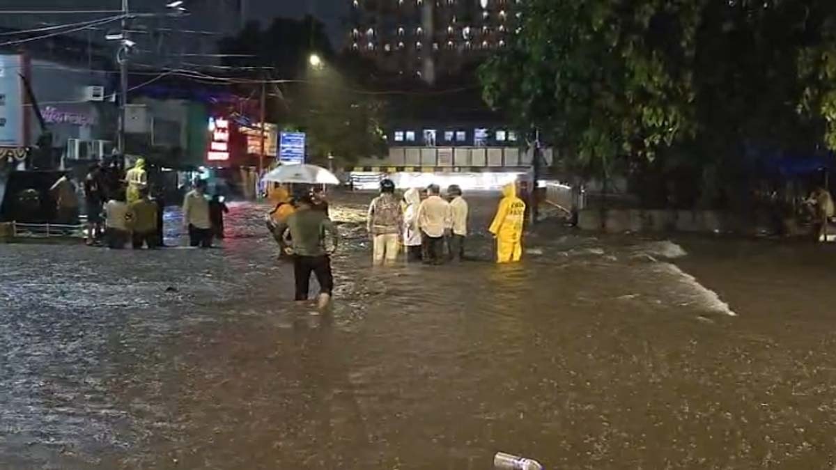 An underpass in Mumbai's Andheri area was closed after waterlogging due to heavy rains