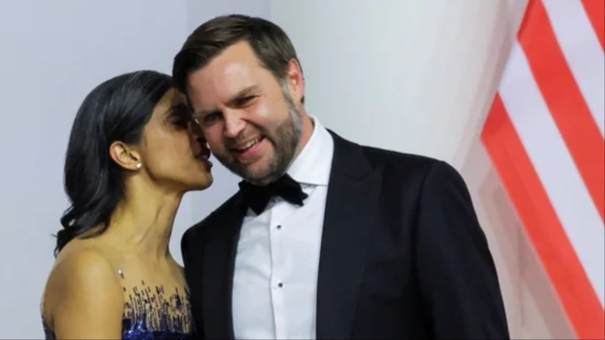 अमेरिकी उपराष्ट्रपति जेडी वेंस और उनकी पत्नी उषा वेंस (Photo: Reuters)