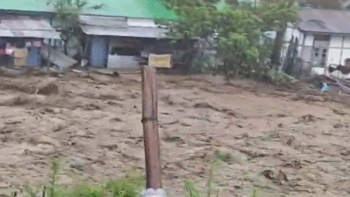 Flash Flood in Arunachal Pradesh (Photo- Video Screengrab)