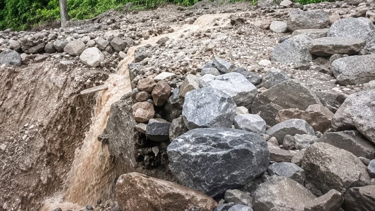 भारी बारिश के बाद कई जगहों पर भूस्खलन से पश्चिम सिक्किम का संपर्क राज्य के शेष हिस्से से कट गया. (सांकेतिक तस्वीर)