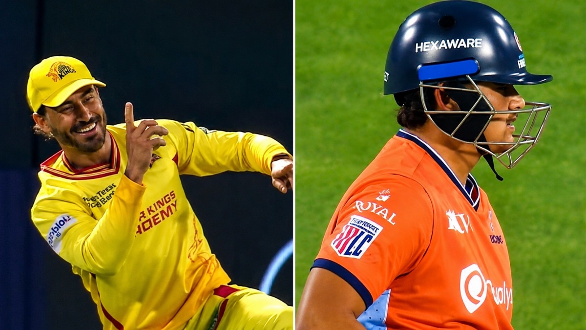 फाफ डु प्लेसिस ने लपका कमाल का कैच... (Photo: Screengrab/@7Cricket)