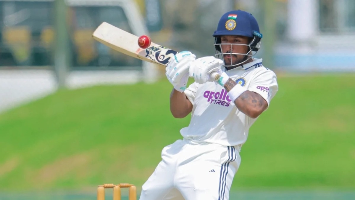 ध्रुव जुरेल ने इंडिया-ए के लिए जड़ा शतक... (Photo: SLC)