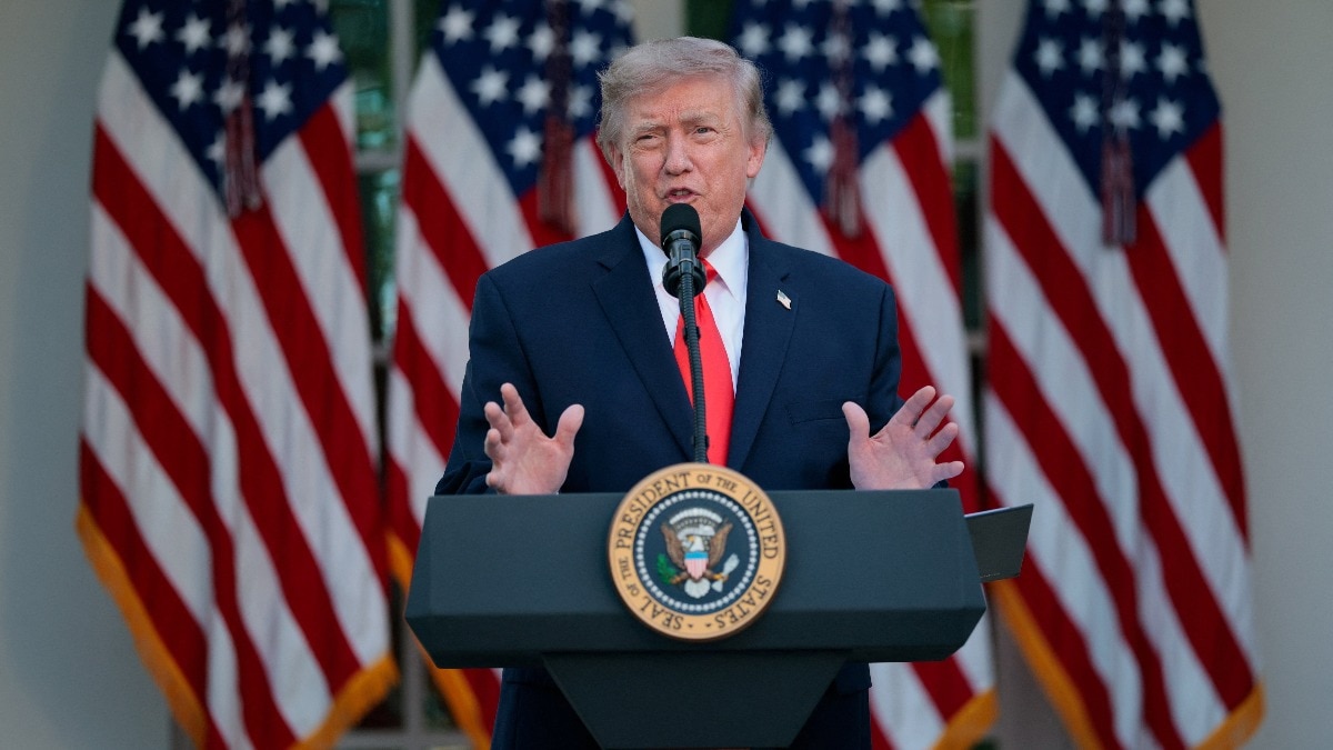 US President Donald Trump 