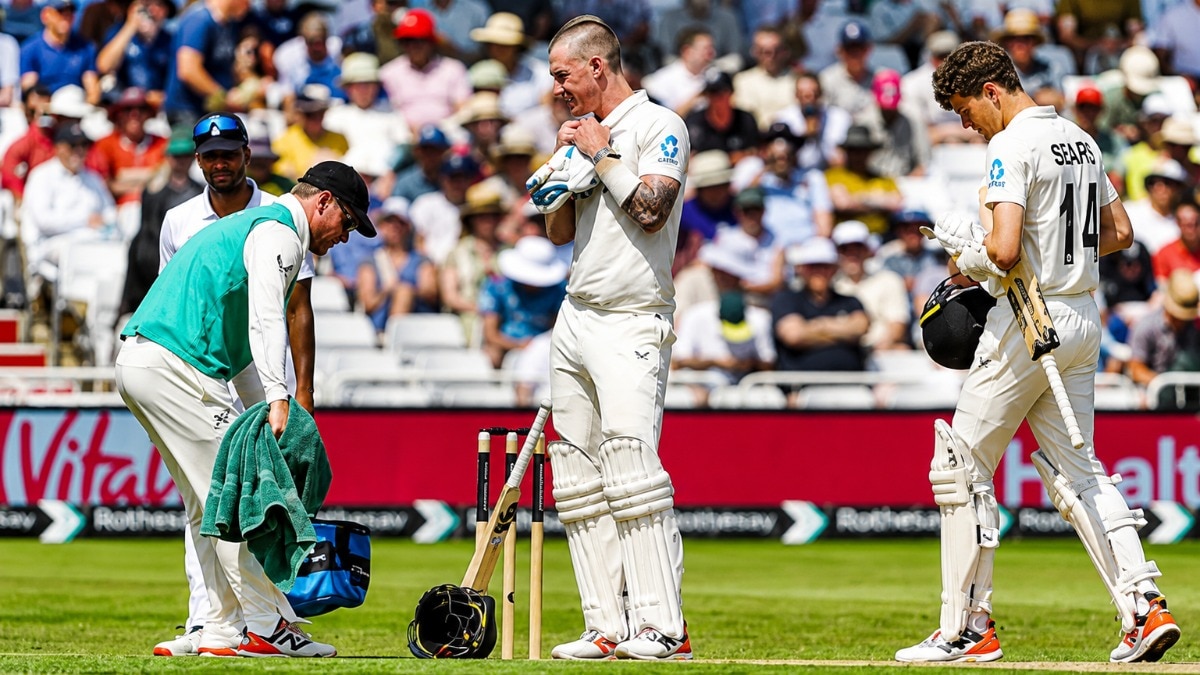ब्लेयर टिकनर को सिर में लगी चोट, होना पड़ा मैच से बाहर... (Photo: Getty Images)