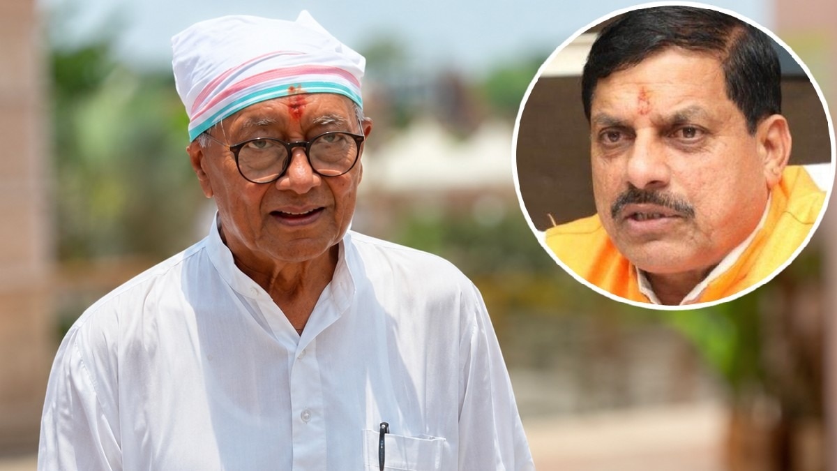 दिग्विजय सिंह की CM मोहन यादव को खुली चेतावनी.(Photo:ITG)