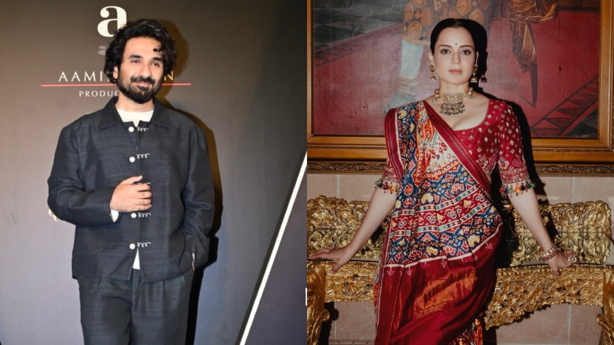किसिंग सीन पर वीर दास ने तोड़ी चुप्पी (Photo: X/@thevirdas/@KanganaTeam)