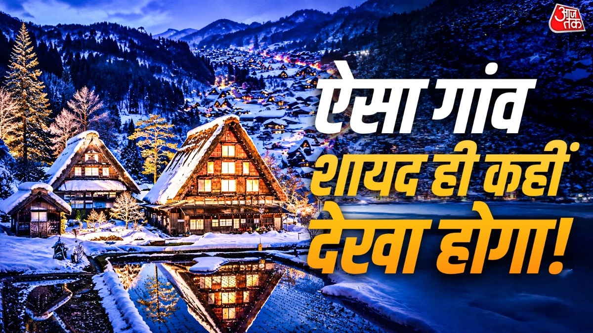 जापान के एक गांव में बिना कील के मकान है.  (PHOTO:AI)