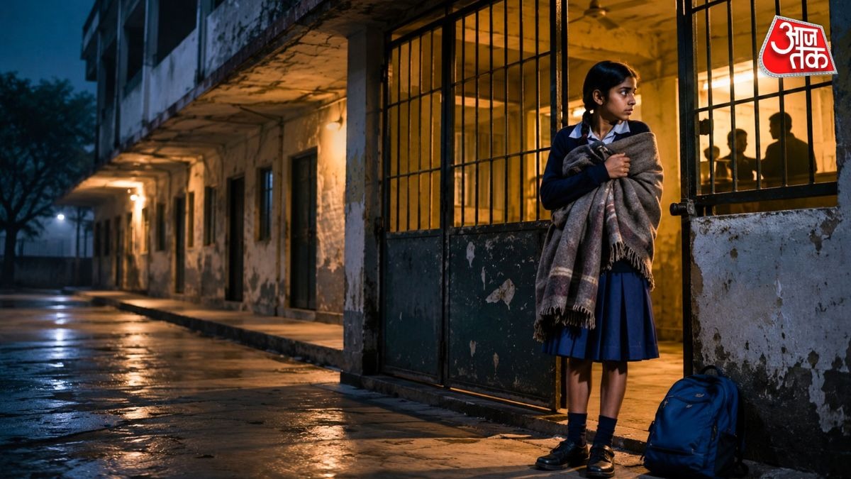 कंबल मांगने पर हॉस्टल से देर रात किया बाहर. 