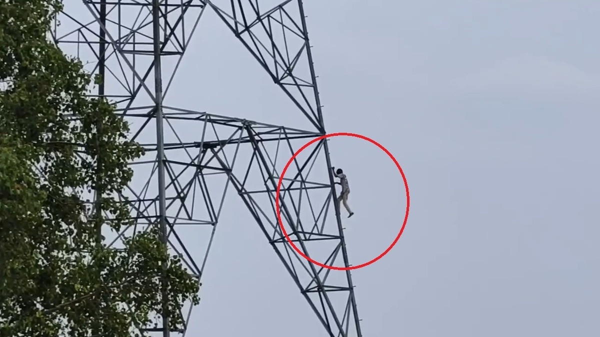 हाईटेंशन टॉवर पर चढ़ा बच्चा, पतंग का मांझा उतारने के लिए जान का रिस्क (Photo: itg)