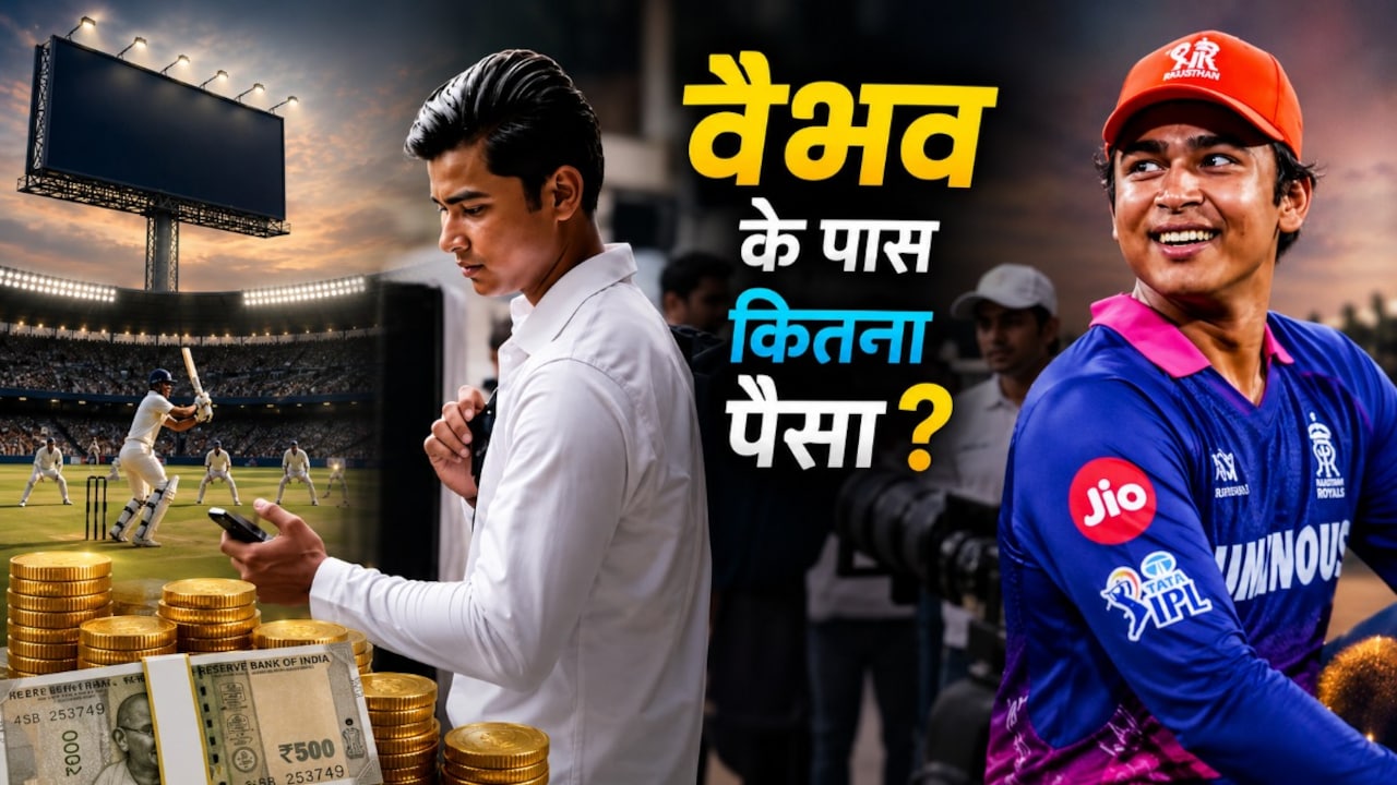 वैभव के पास कितना पैसा? 1 रन= 14000 रुपये, बड़े विज्ञापन क्यों नहीं मिल रहे?