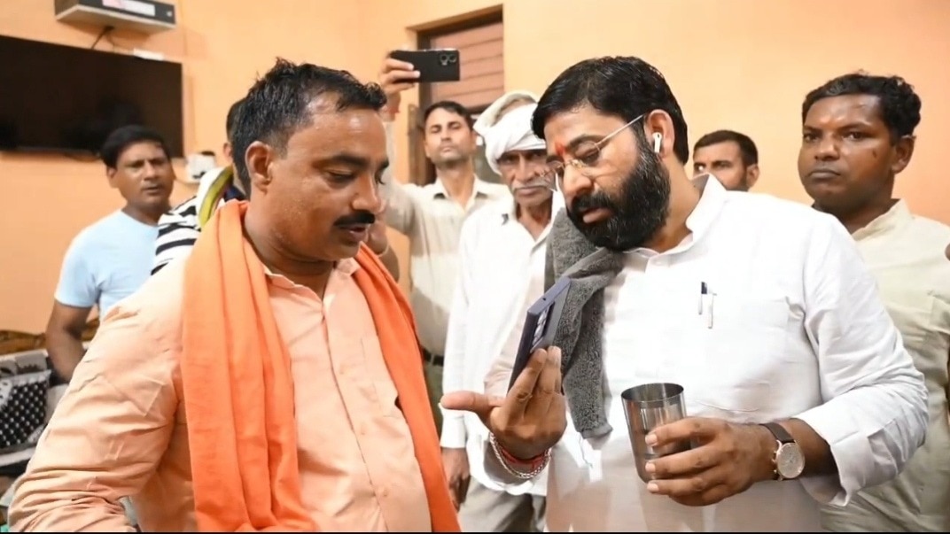 Lakshmiraj Singh is BJP MLA from Sikandrabad Assembly seat (Photo: ITG)