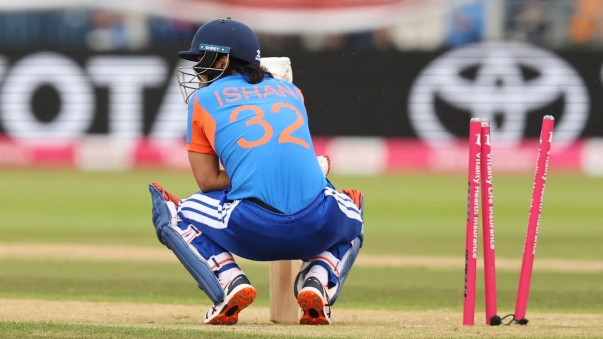 ईशान किशन लगातार दूसरे मैच में रन आउट हुए. (Photo: Getty Images)