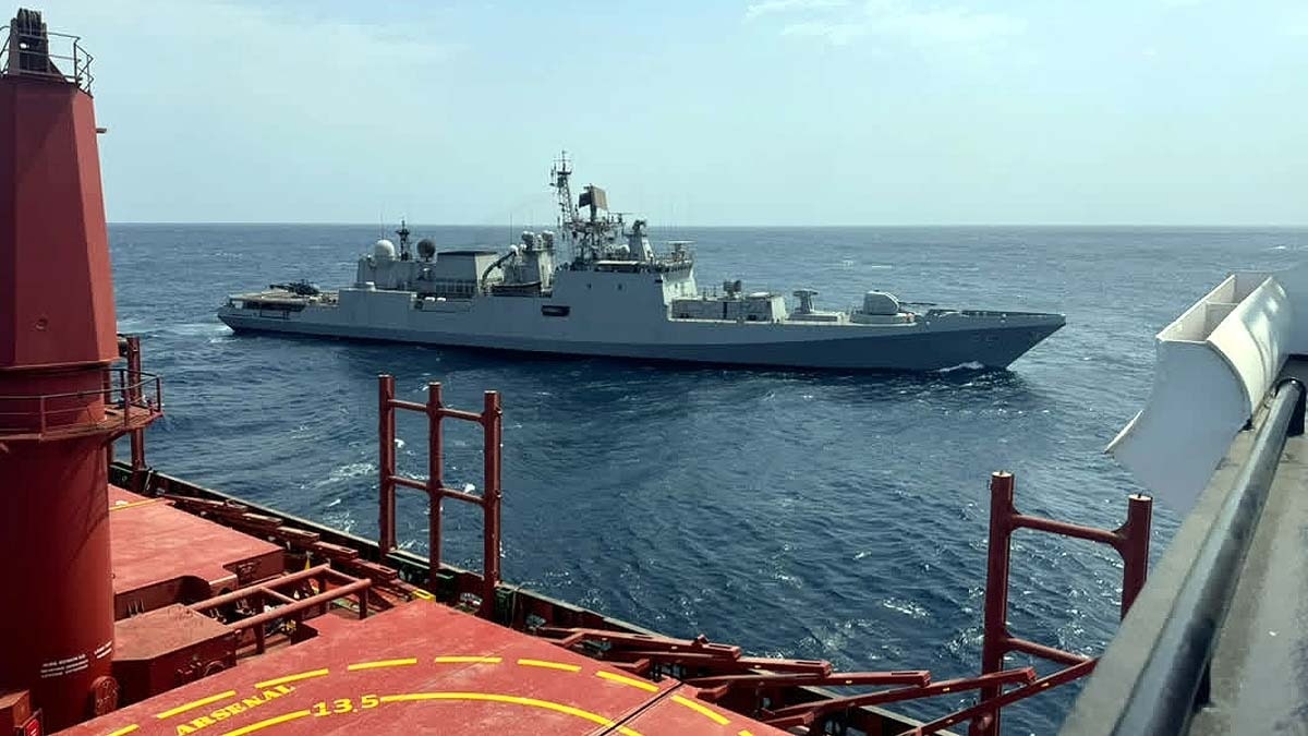 INS Trikand INdian Navy Gulf of Aden