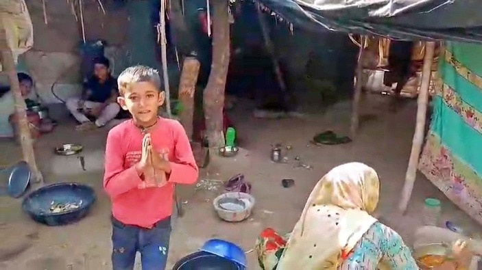 हमीरपुर के बच्चे का वीडियो वायरल (Photo- Screengrab)